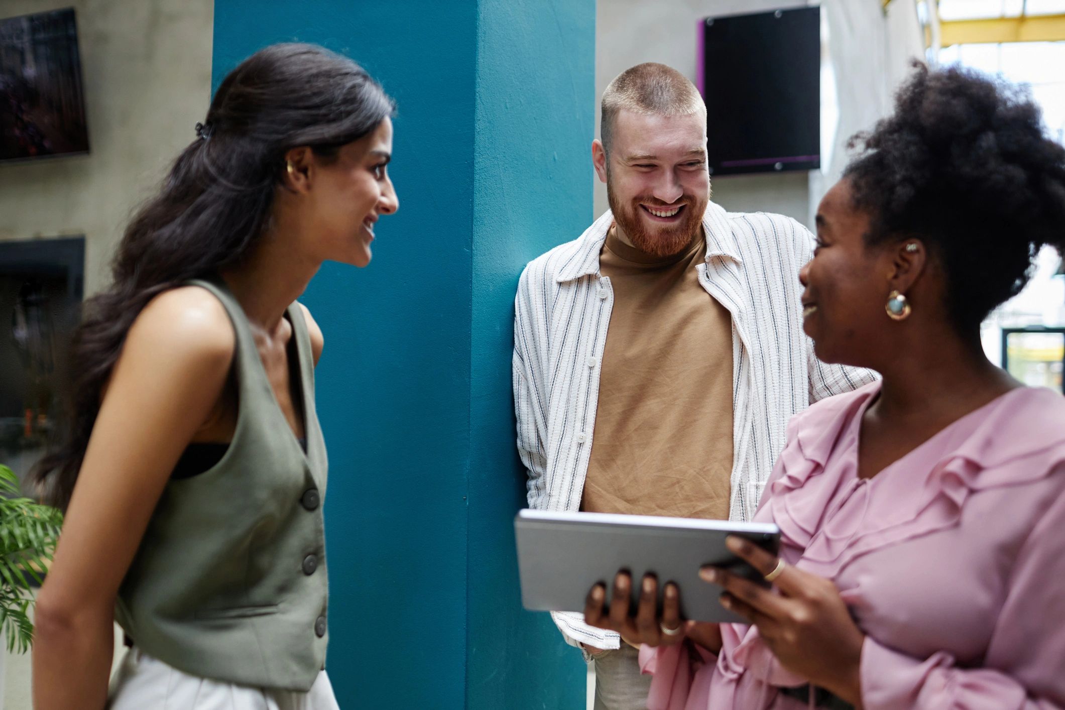 Business professionals collaborating during a strategy meeting